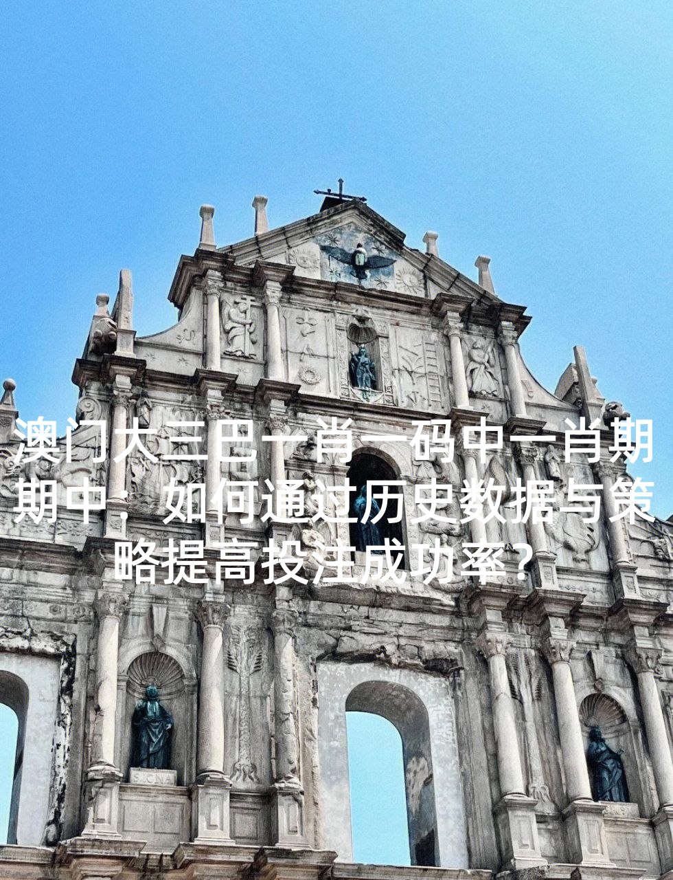澳门大三巴一肖一码中一肖期期中：如何通过历史数据与策略提高投注成功率？